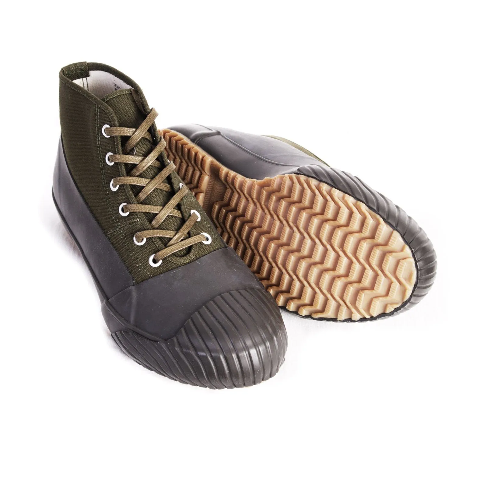 ALLWEATHER | Vulcanised Sole Sneaker Boot | Khaki