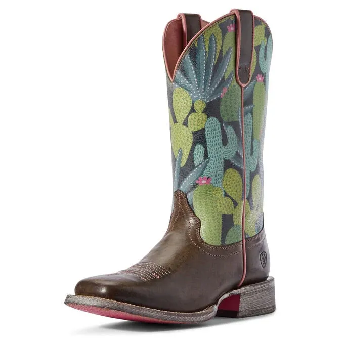 Ariat Womens Circuit Savanna Desert Taupe/Navy Cactus