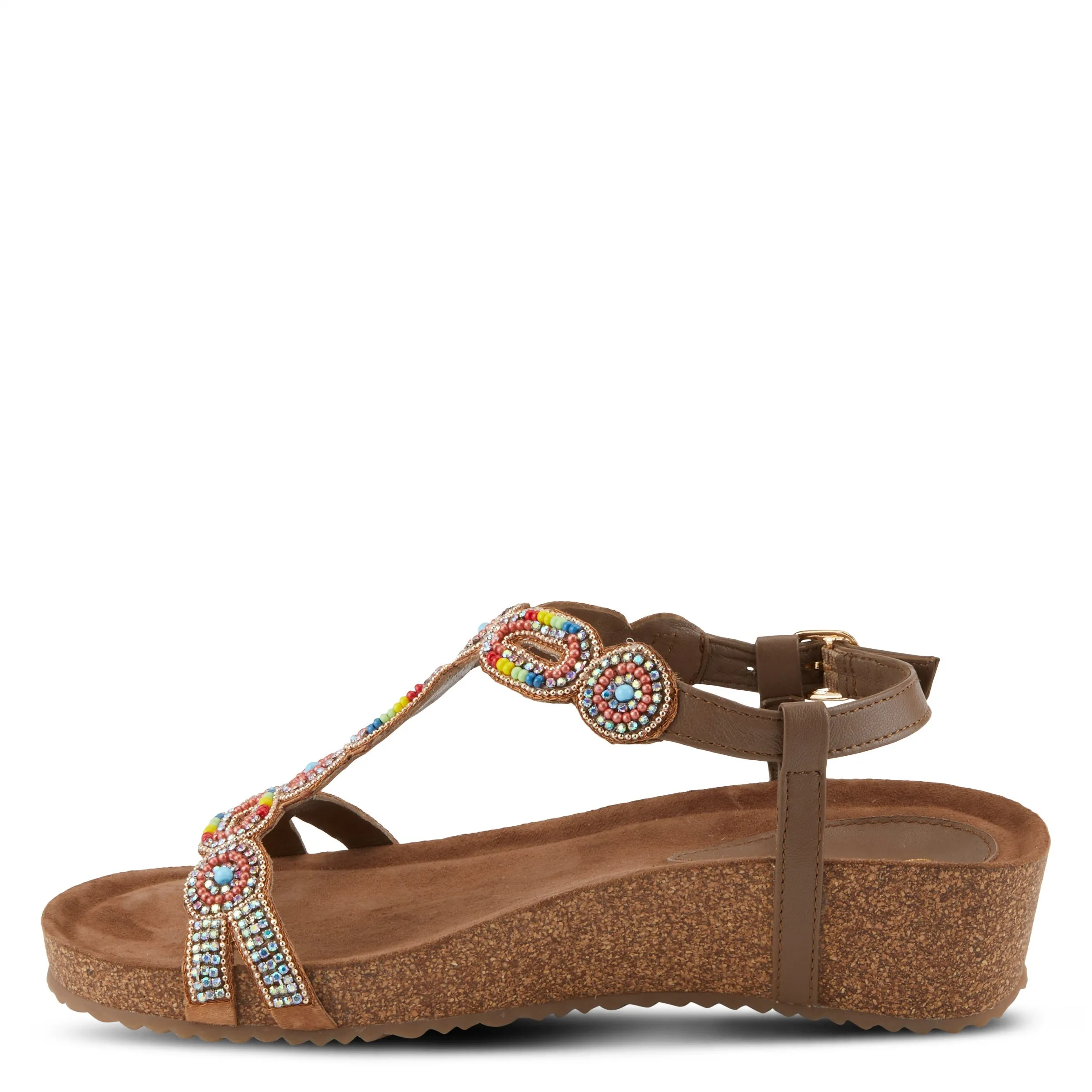 AZURA STUNNIN T-STRAP SANDALS