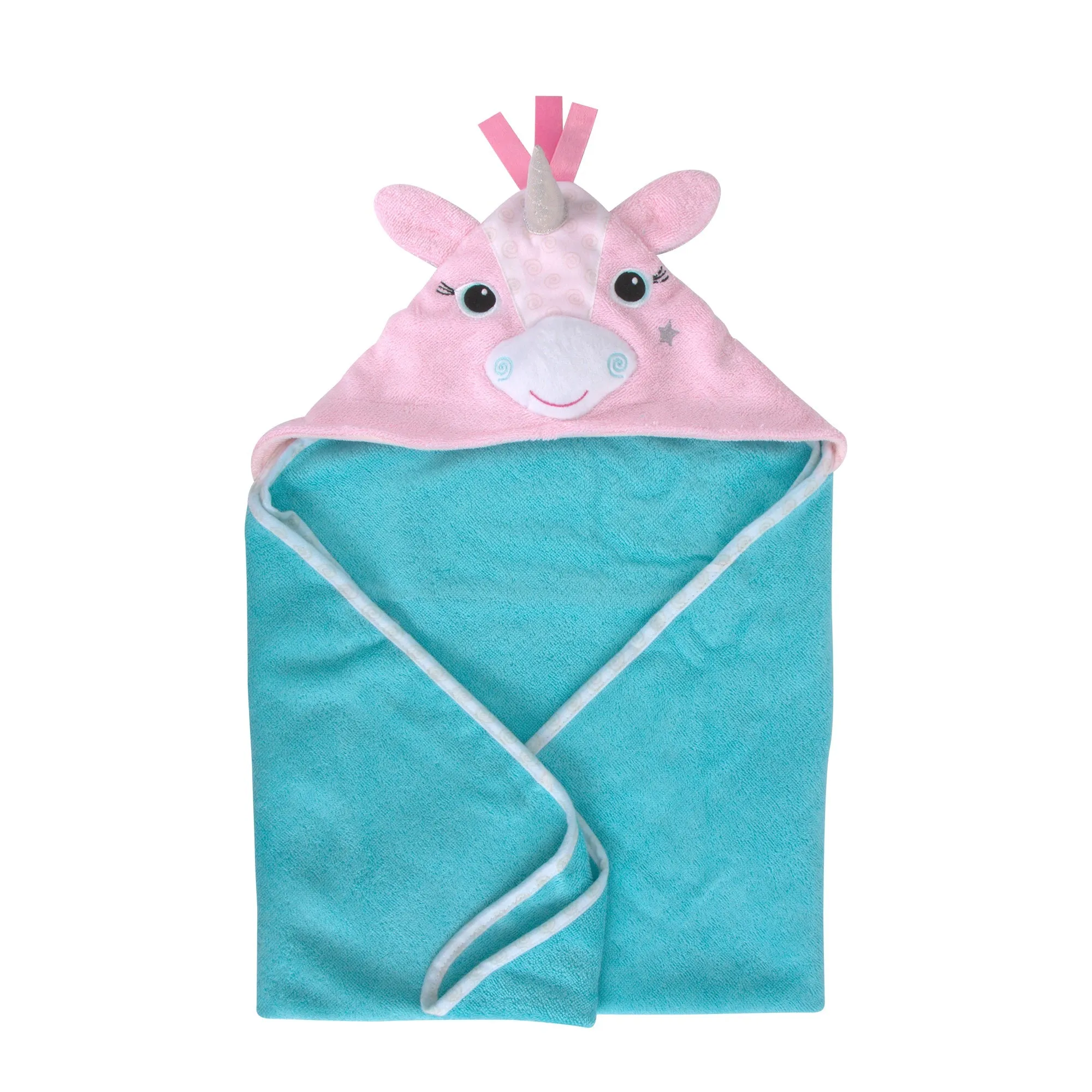 Baby Plush Terry Hooded Bath Towel - Allie Alicorn