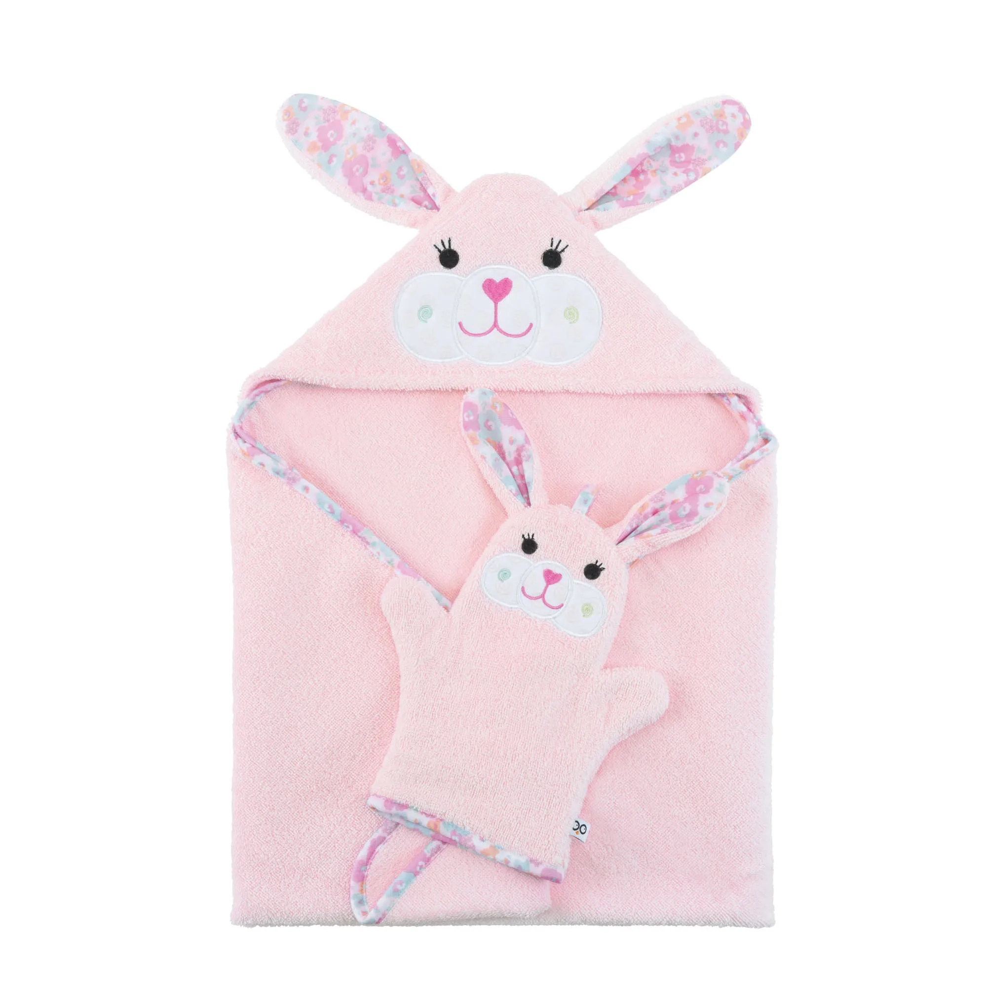 Baby Plush Terry Hooded Bath Towel - Beatrice the Bunny