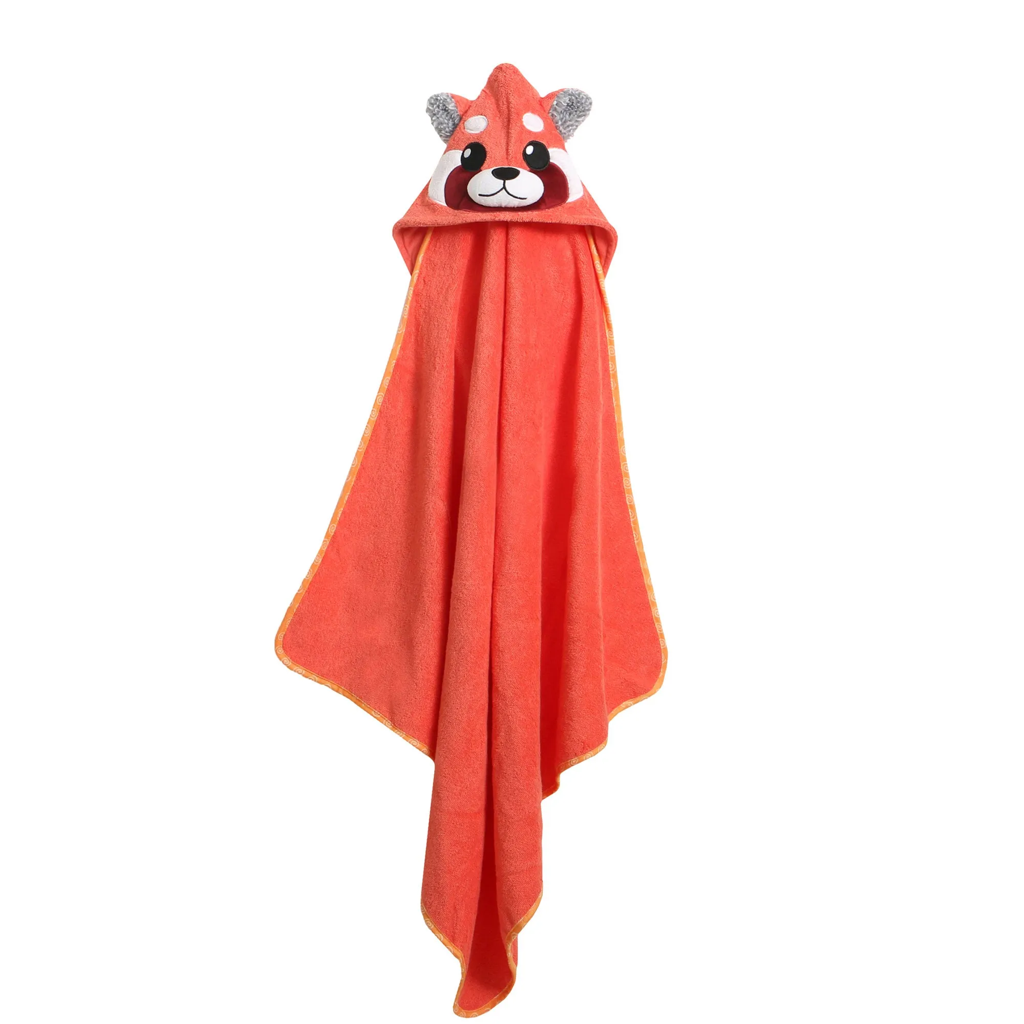 Baby Plush Terry Hooded Bath Towel - Remi the Red Panda