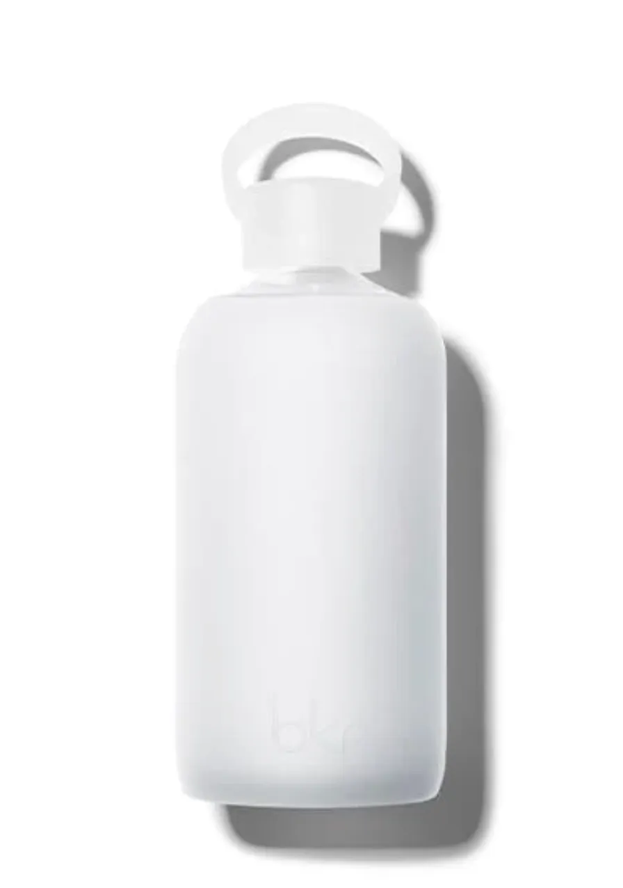 BKR | 500ml Glass   Silicone Water Bottle