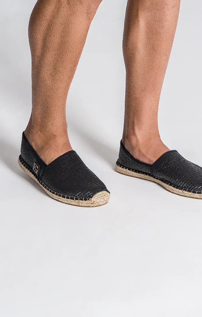 Black GK Artisan Espadrilles