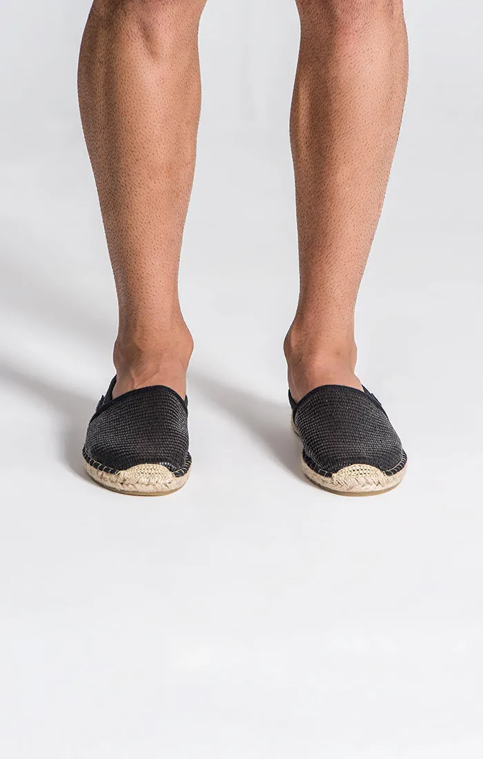 Black GK Artisan Espadrilles