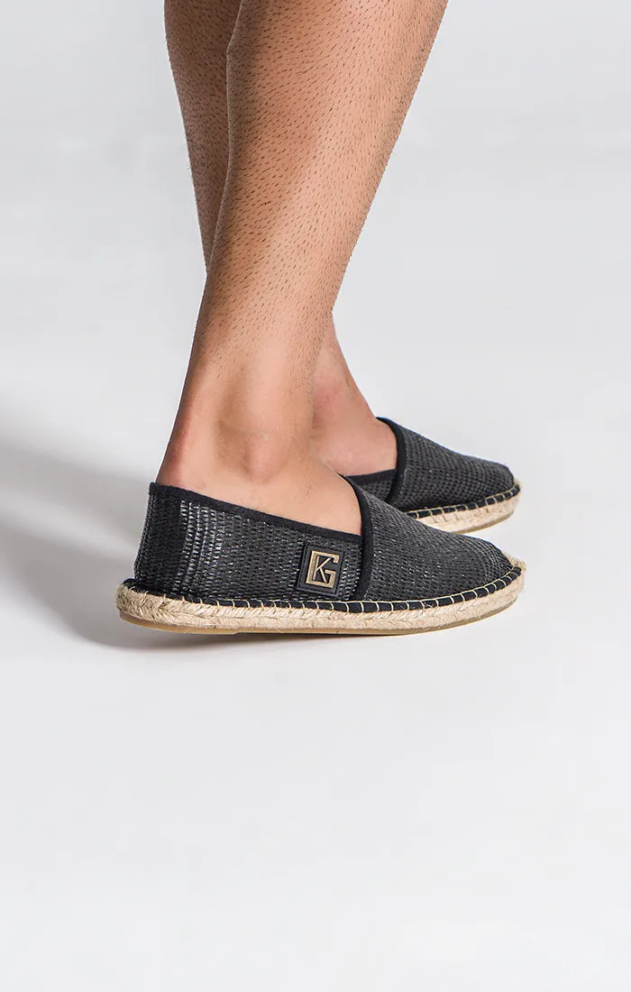 Black GK Artisan Espadrilles