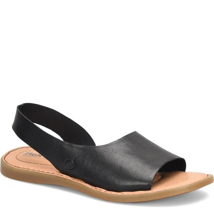 Born Women's Inlet Leather Sandal - Black BR0002203