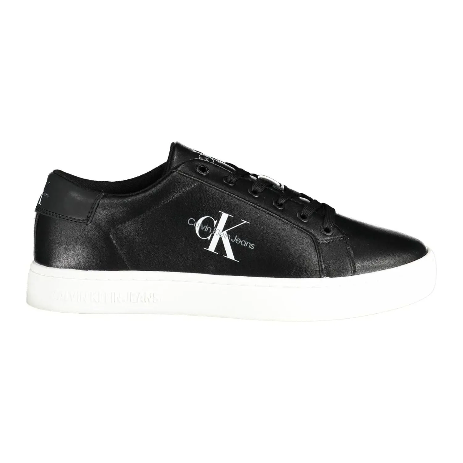 Calvin Klein Black Leather Men Sneaker