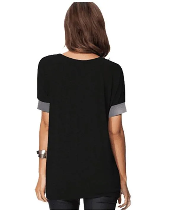 Comfy Loose Fit Short Cotton T-Shirt