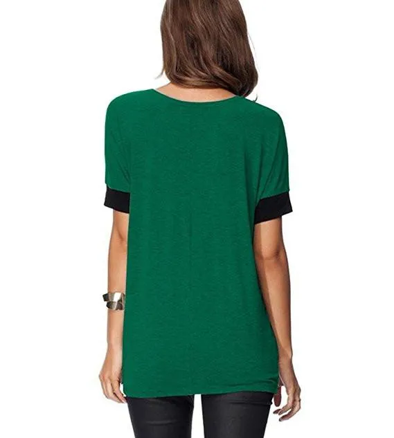 Comfy Loose Fit Short Cotton T-Shirt