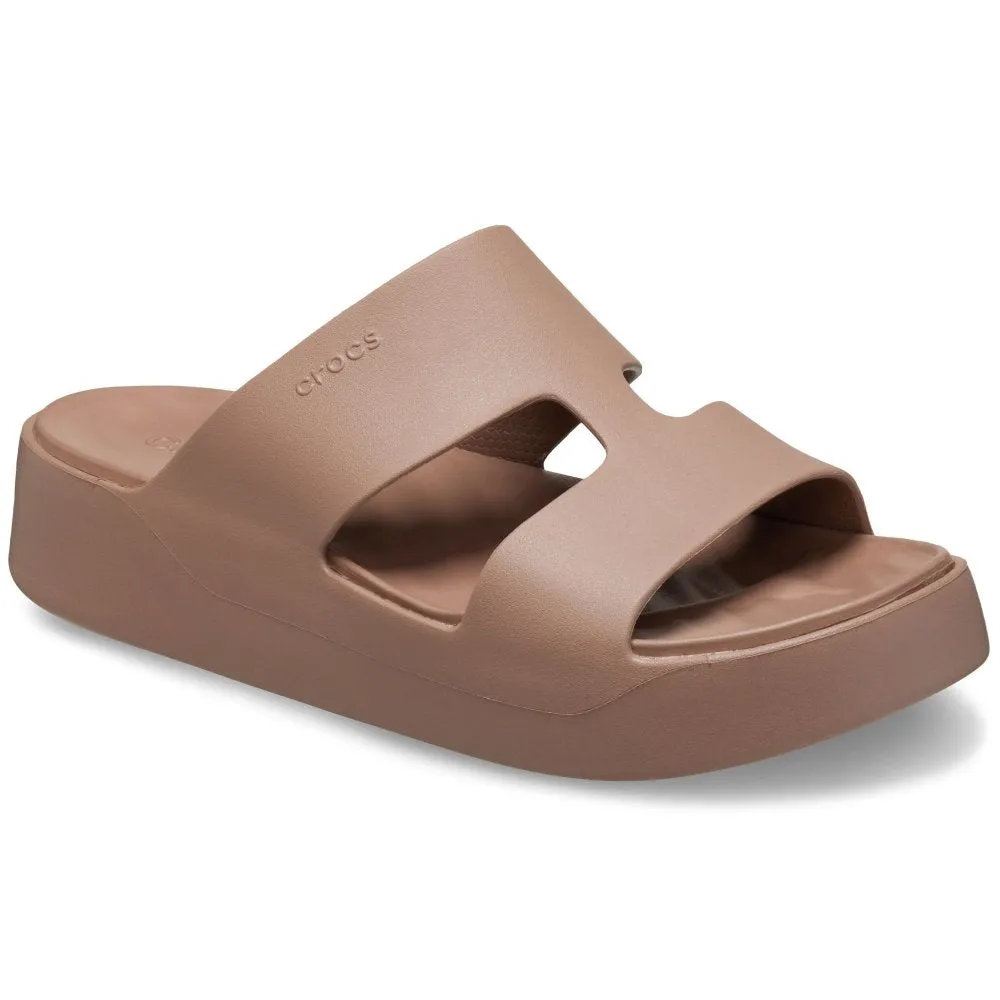 Crocs Ladies Getaway Platform H-Strap Sandals