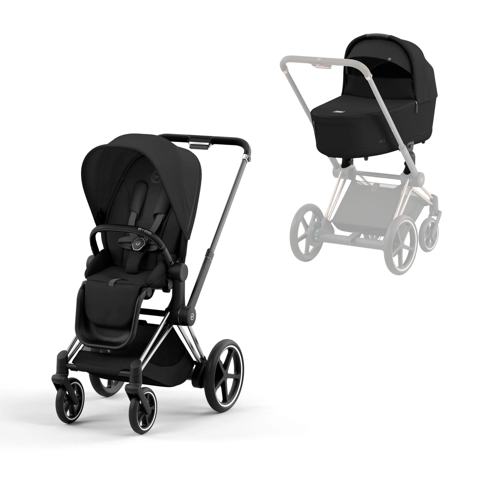 Cybex e-Priam Pram - Sepia Black