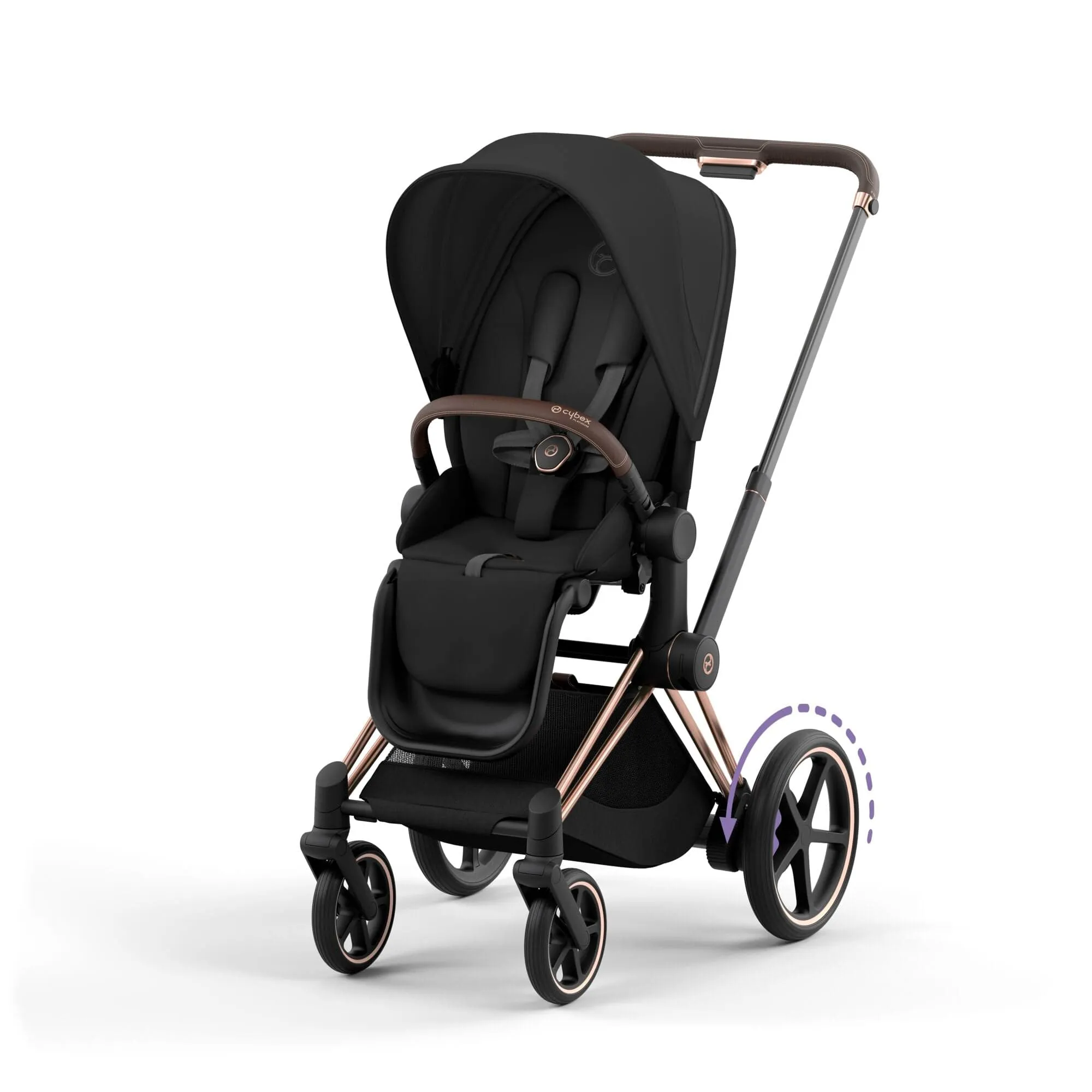 Cybex e-Priam Pram - Sepia Black