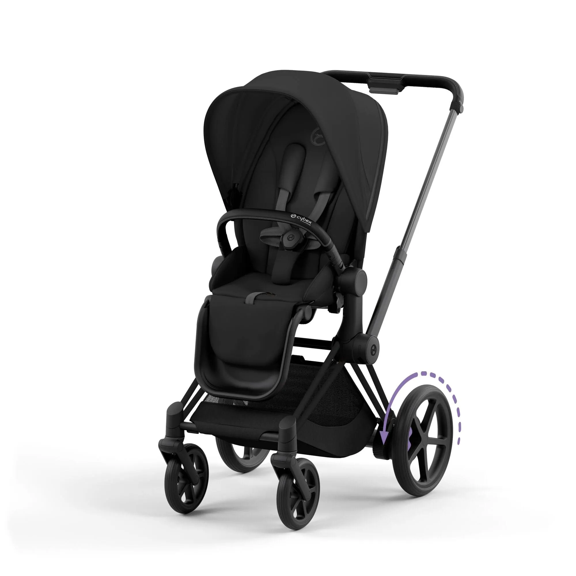 Cybex e-Priam Pram - Sepia Black