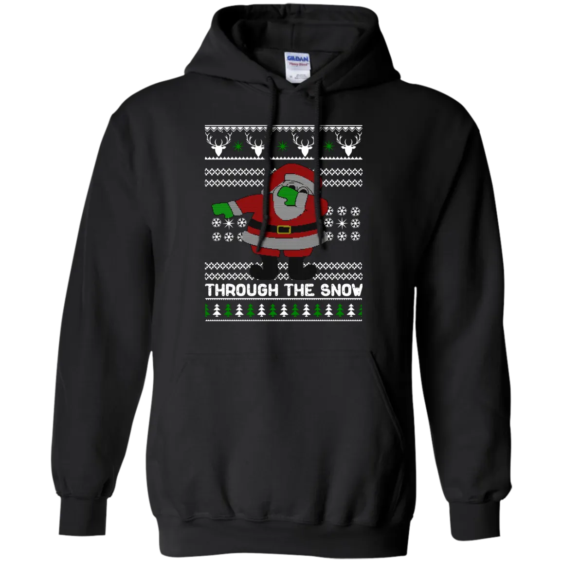 Dabbing Through The Snow Funny Christmas Sweater, T-shirt