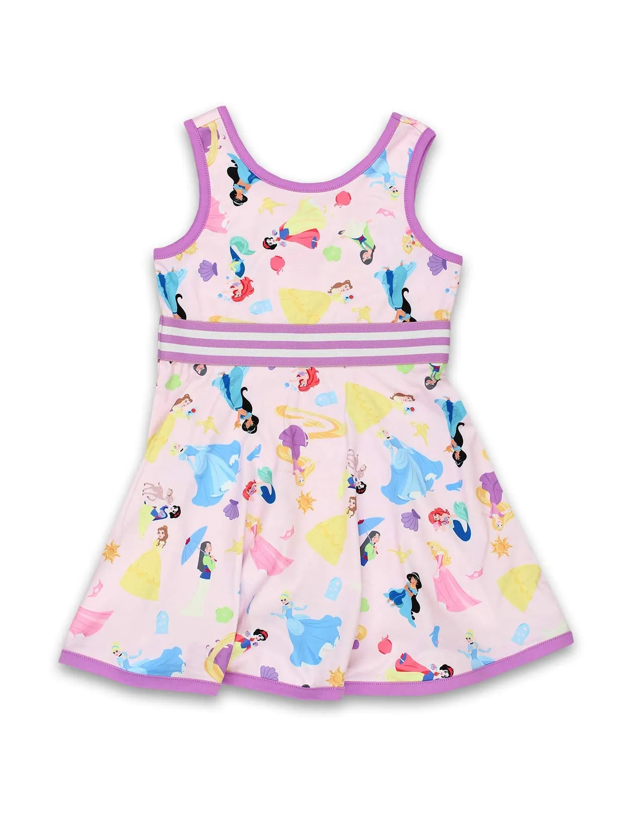 Disney Princess Toddler Girls Fit and Flare Ultra Soft Dress