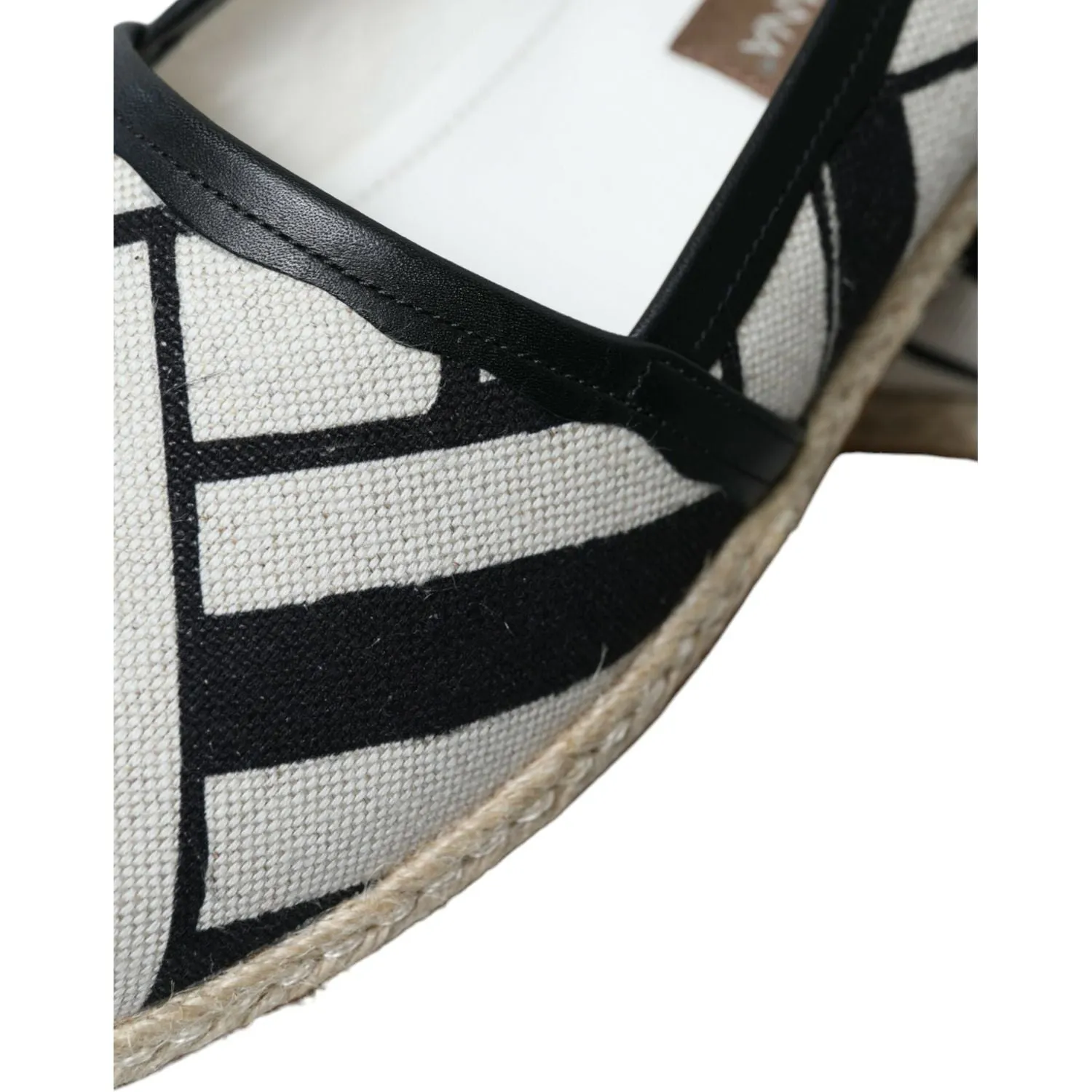 Dolce & Gabbana Chic Striped Canvas Espadrilles