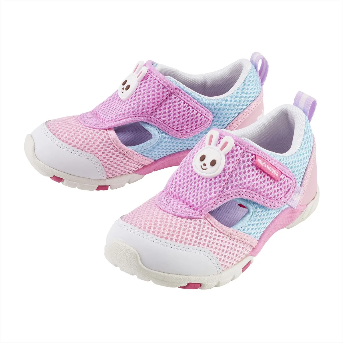 Double Russell Mesh Sneakers for Kids - Lavender Dreams