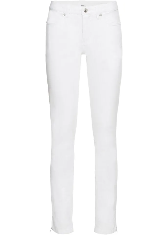 Elastic Bodyflirt trousers, white