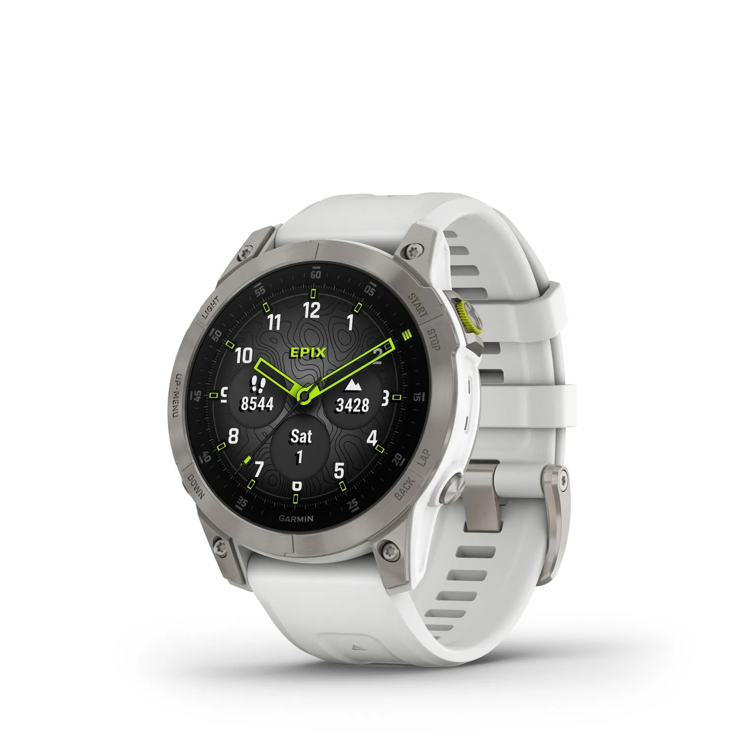 Garmin Epix Premium Outdoor Smartwatch Sapphire-White Titanium