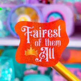 Glitter Waterproof Sticker - Fairest of them All (Snow White)