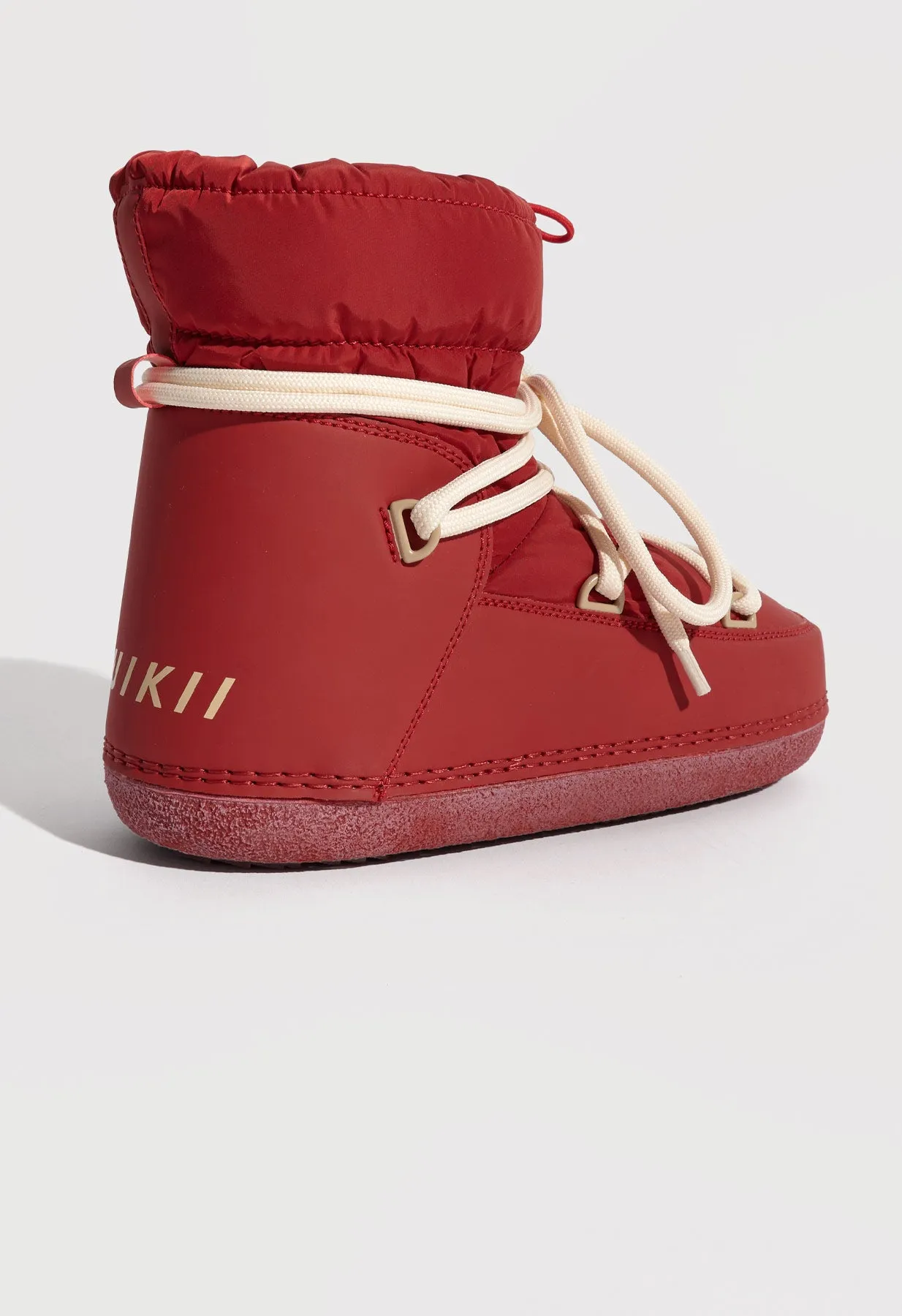 Inuikii Mountain Puffer Winter Boot in Red