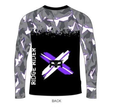 Kids/Youth Ledi White/Purple Camo Jersey