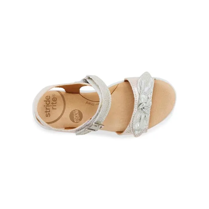 Little Girl Stride Rite Whitney in Soft Silver