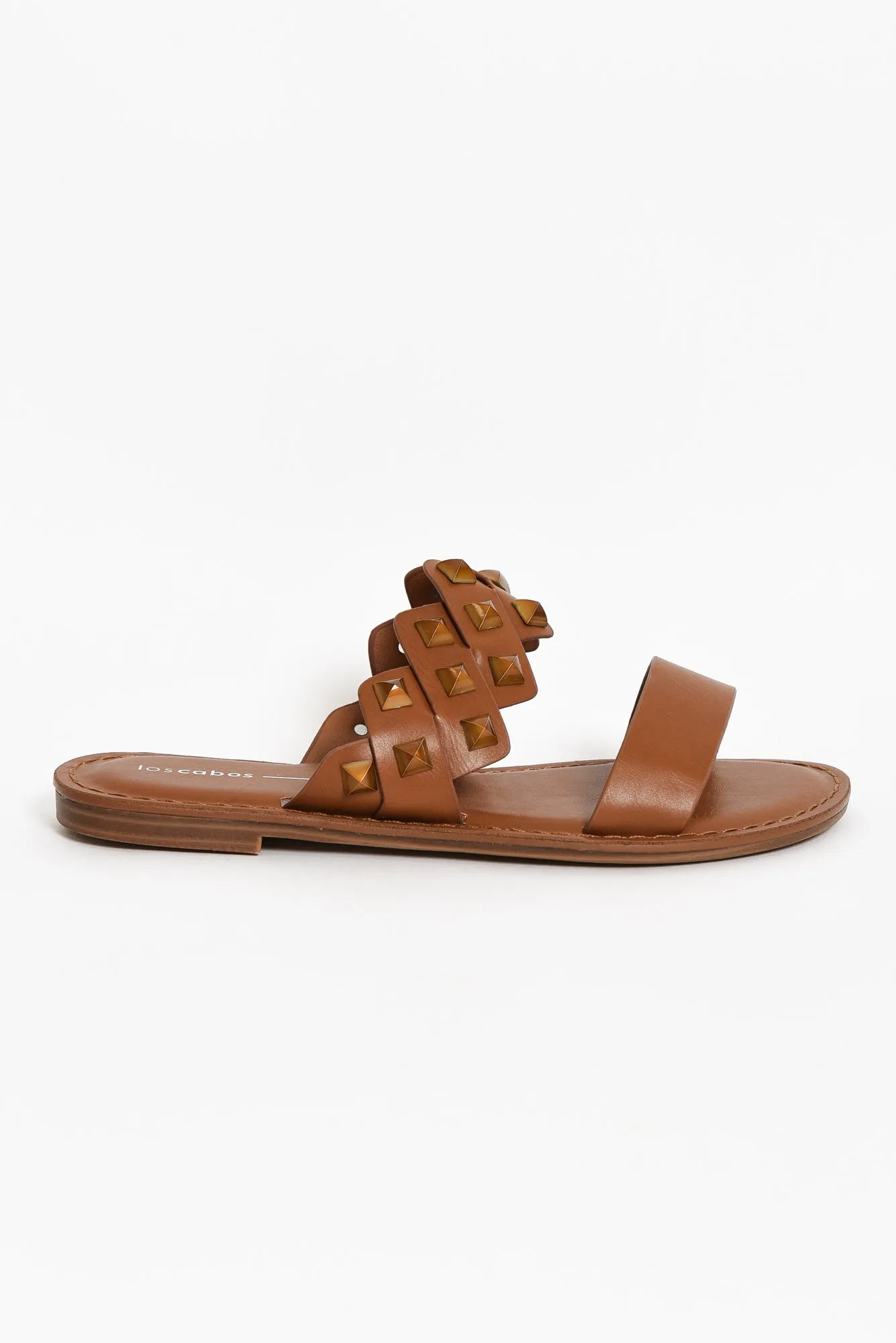 Maila Brandy Stud Slide