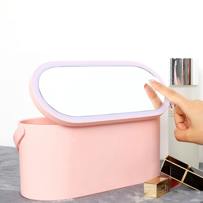 Makeup Mirror Organizer Box