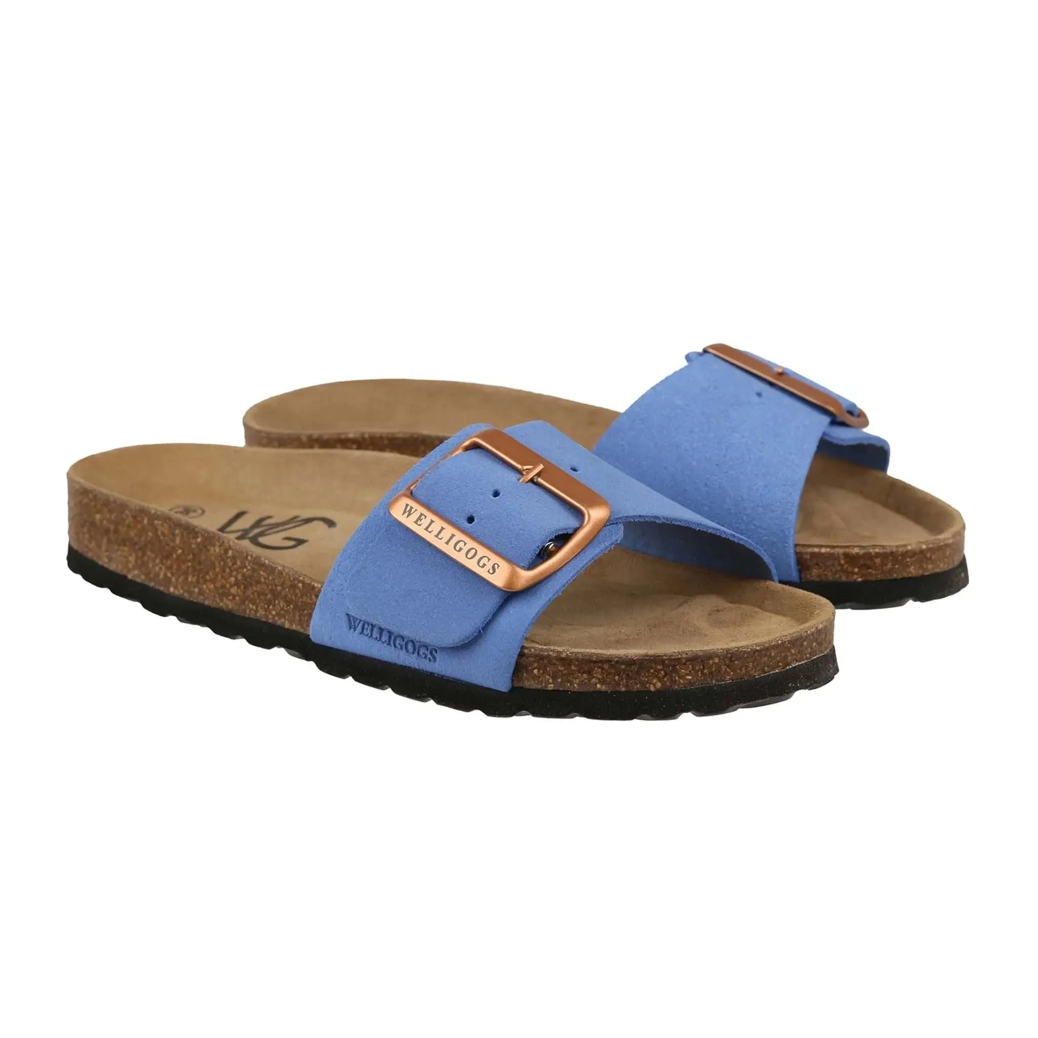 Marbella Cornflower Blue Slides