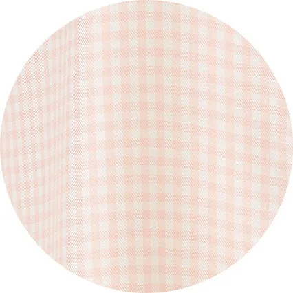 Pink Gingham Check Viscose Women's Shirt