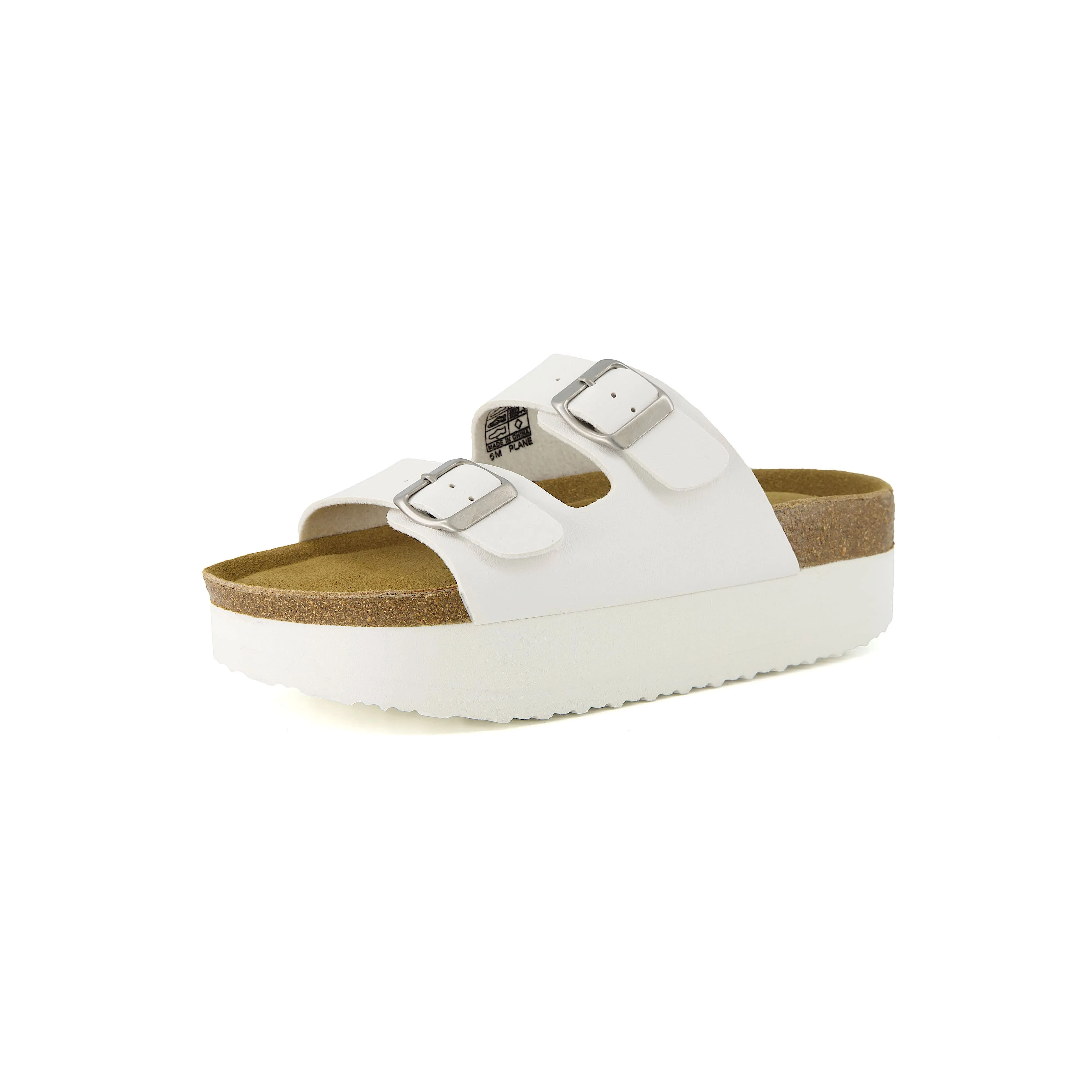 Plane Platform Footbed Sandal