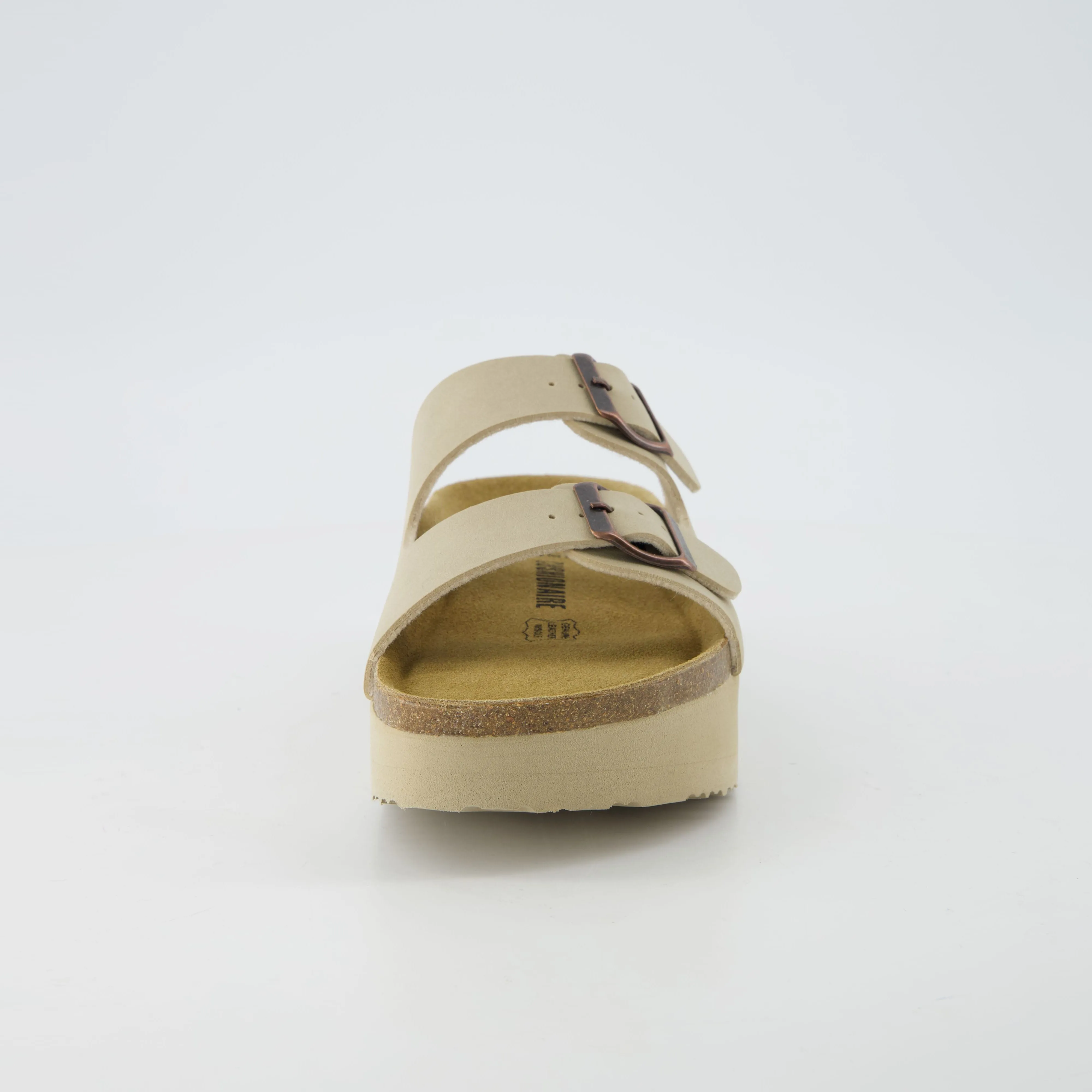 Plane Platform Footbed Sandal