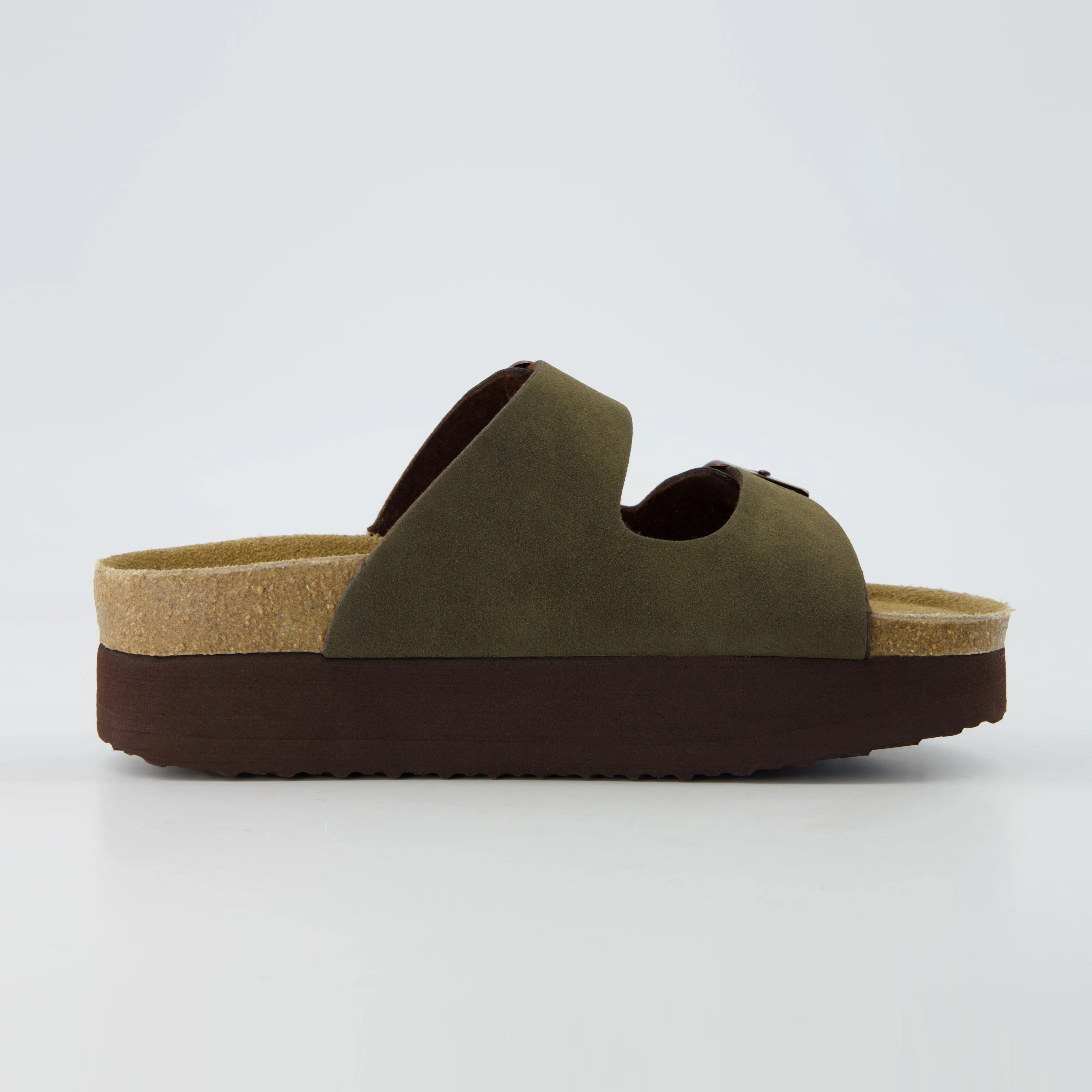 Plane Platform Footbed Sandal