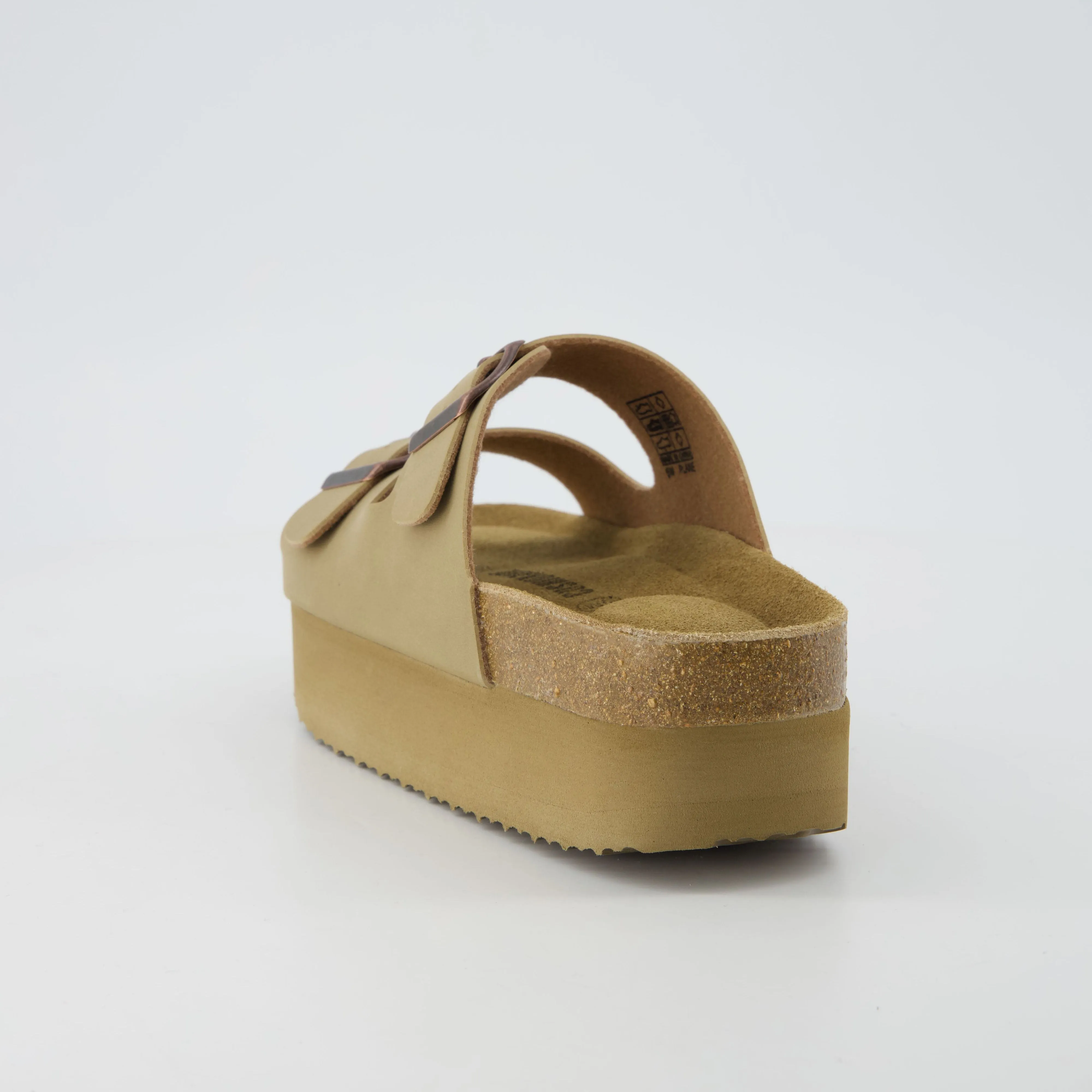 Plane Platform Footbed Sandal