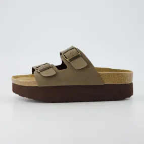 Plane Platform Footbed Sandal