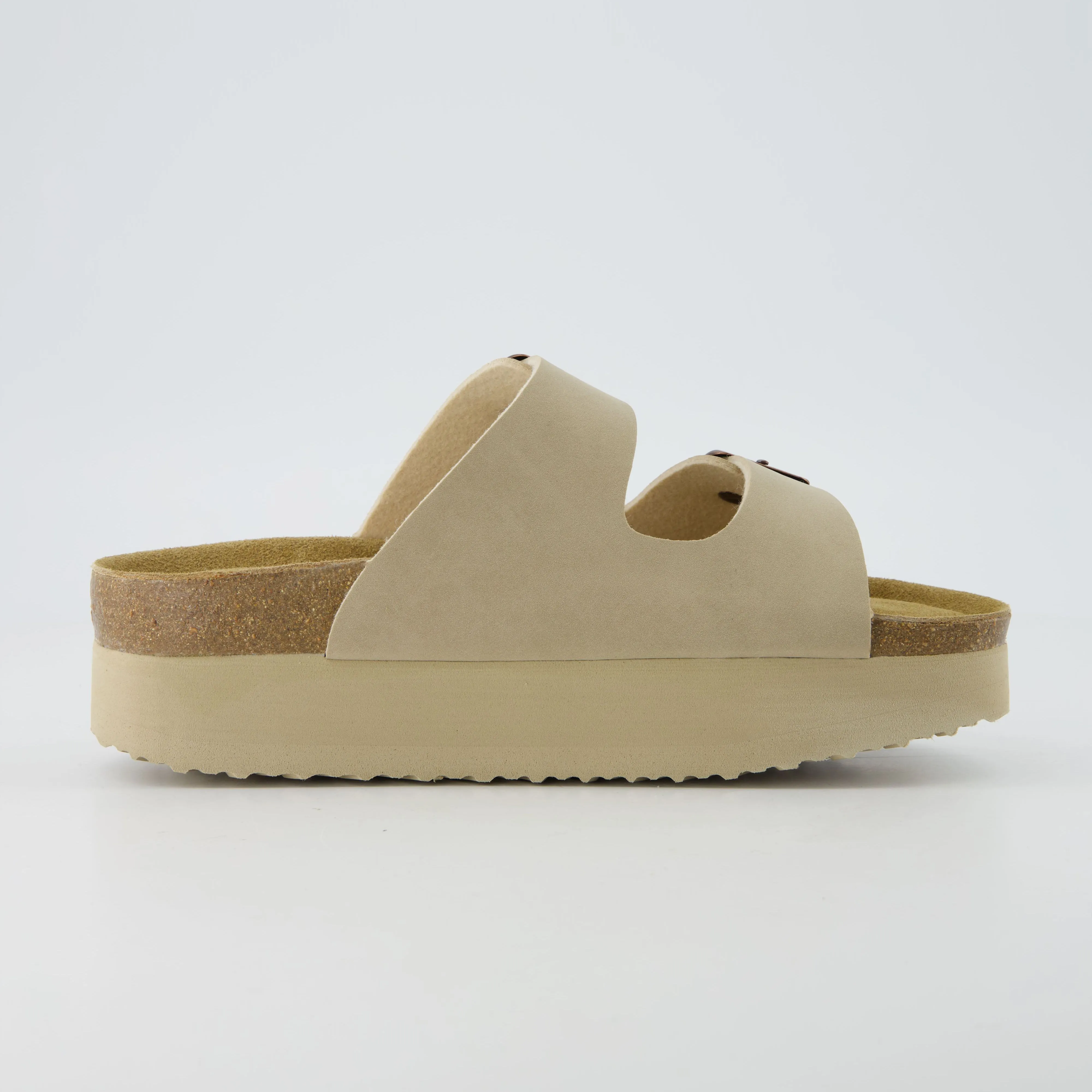 Plane Platform Footbed Sandal