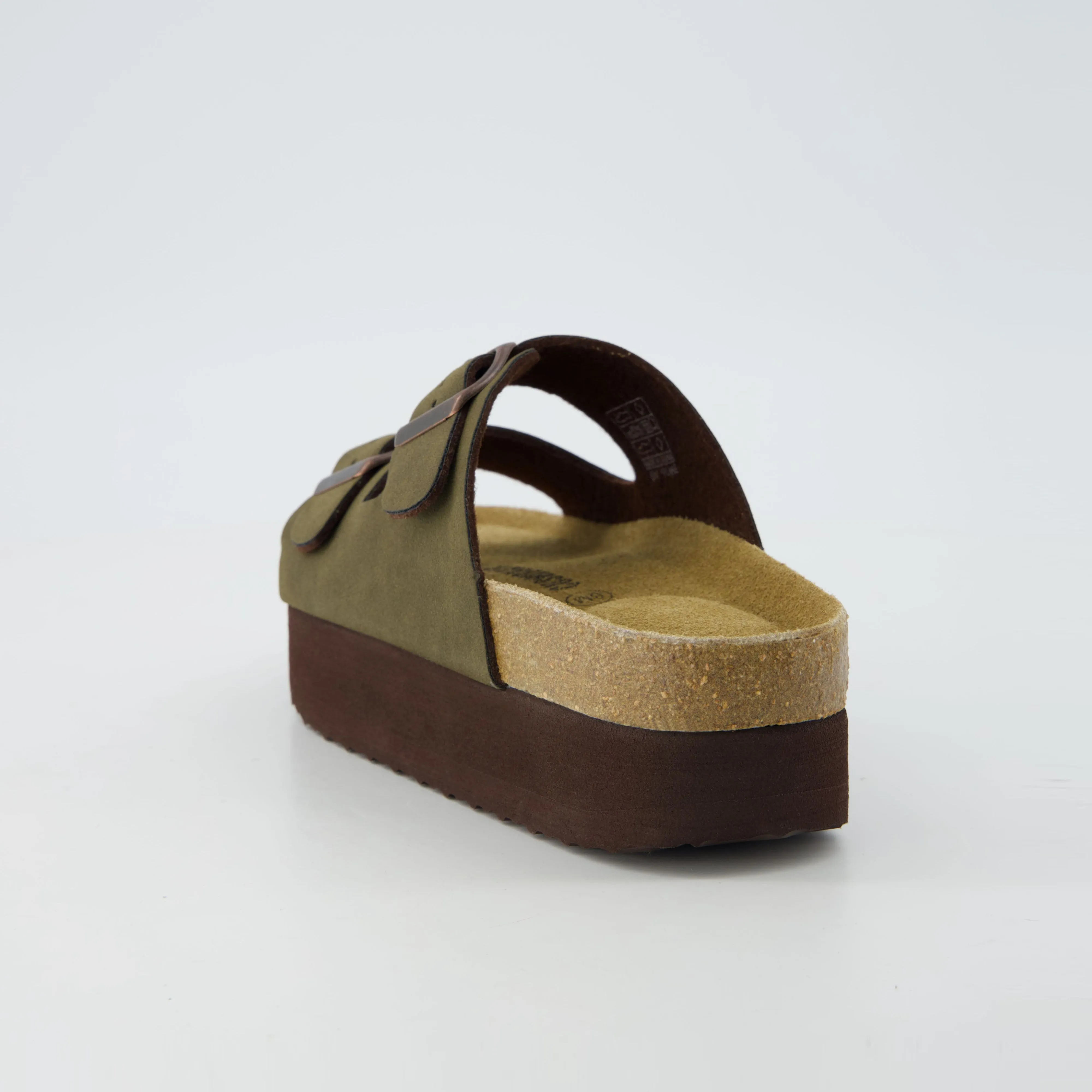 Plane Platform Footbed Sandal