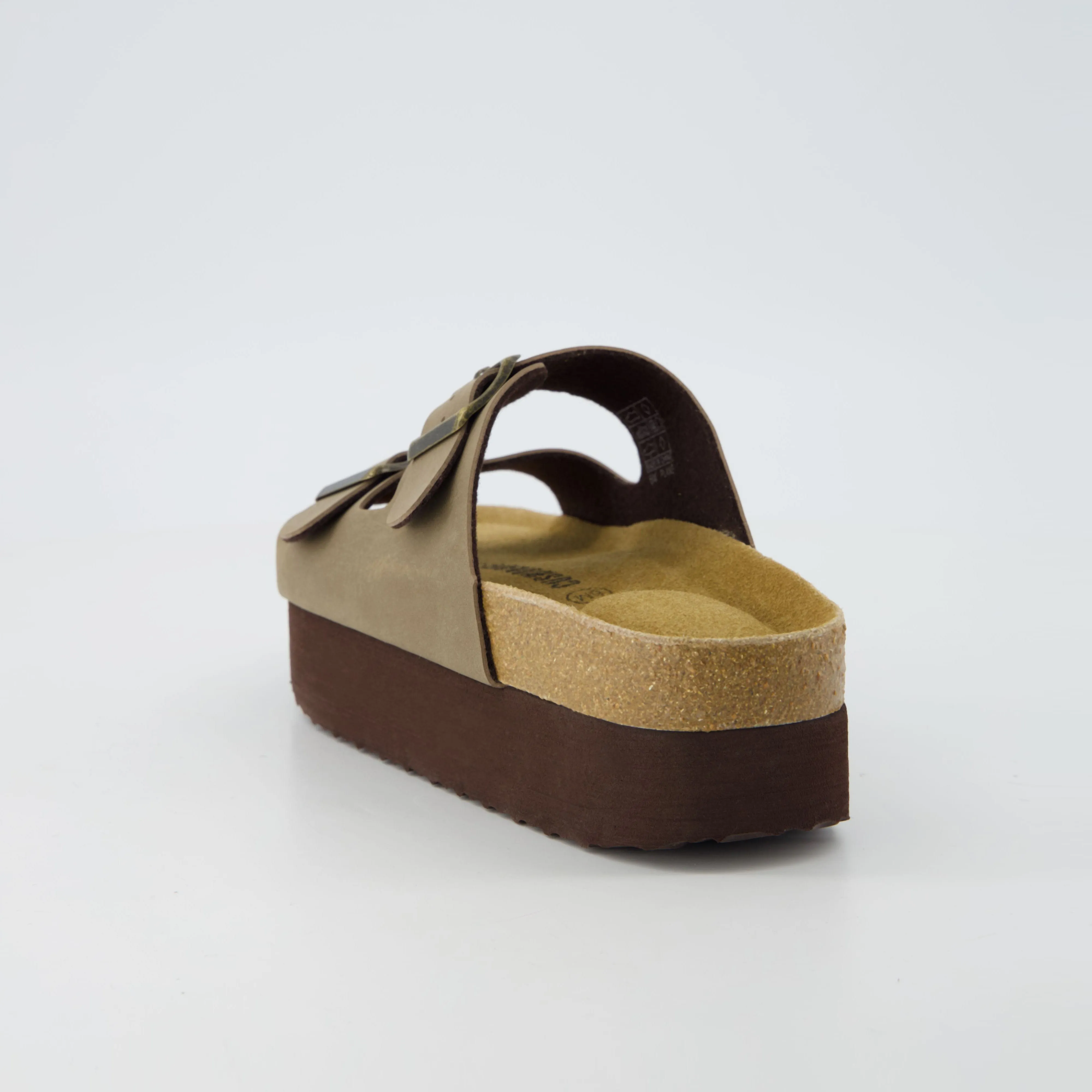 Plane Platform Footbed Sandal