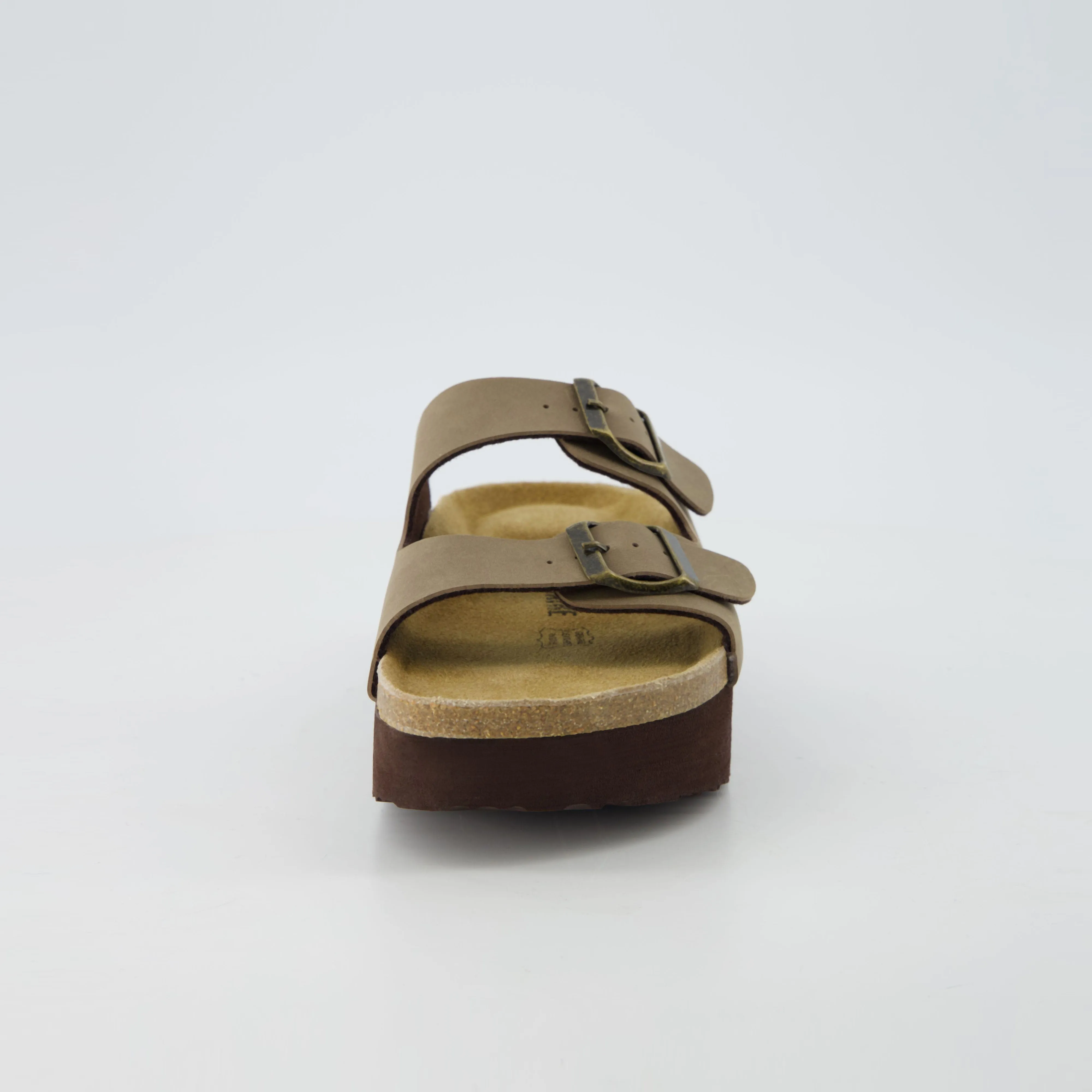 Plane Platform Footbed Sandal