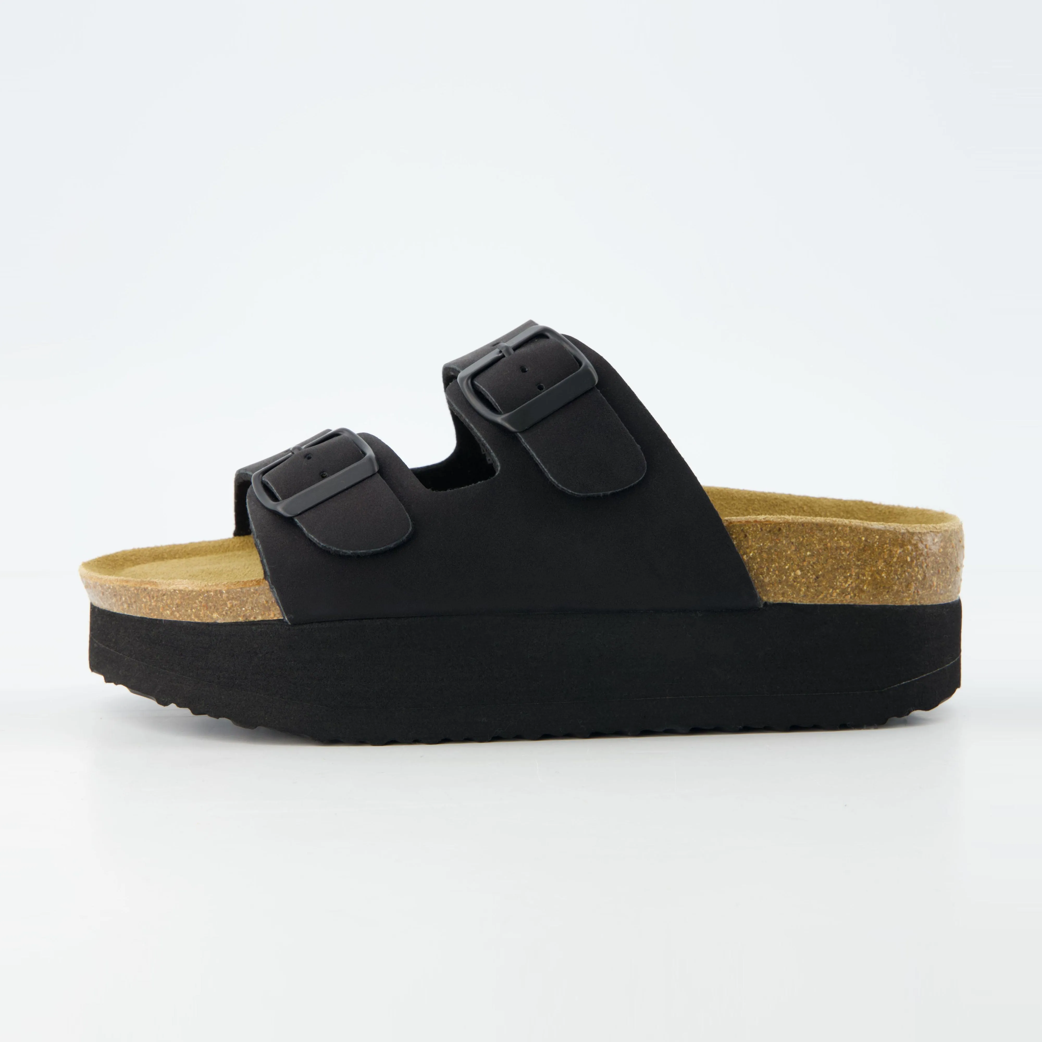 Plane Platform Footbed Sandal