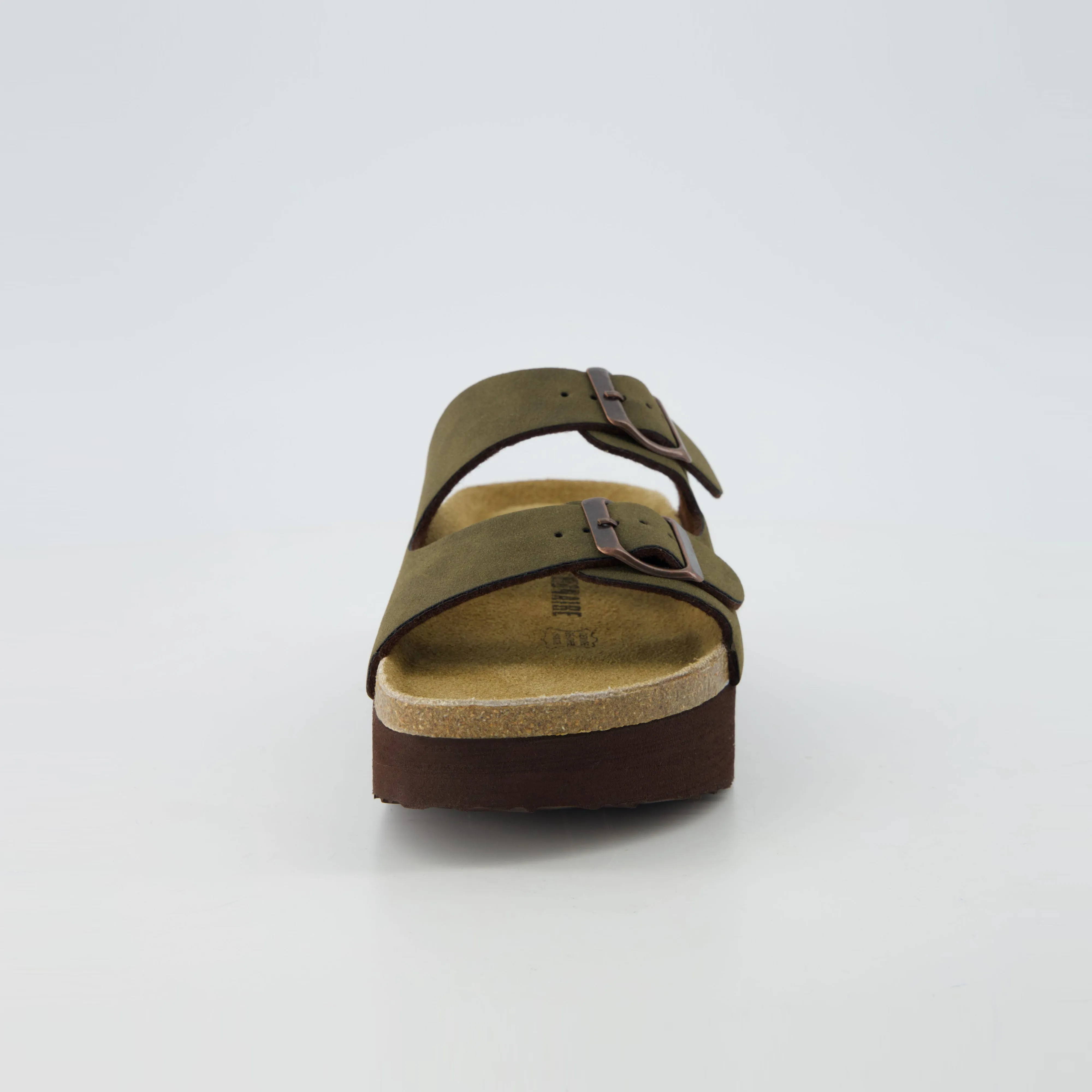 Plane Platform Footbed Sandal