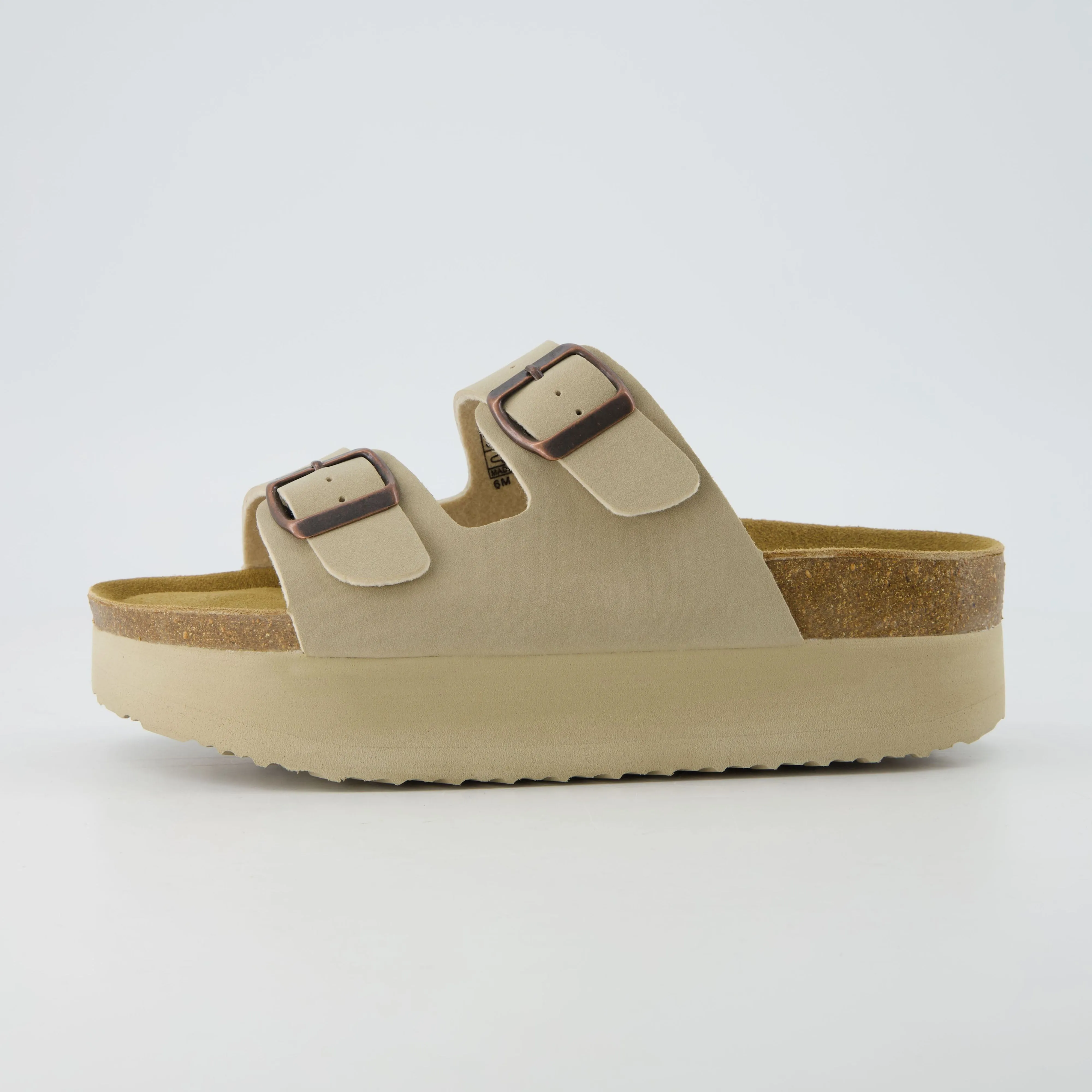 Plane Platform Footbed Sandal