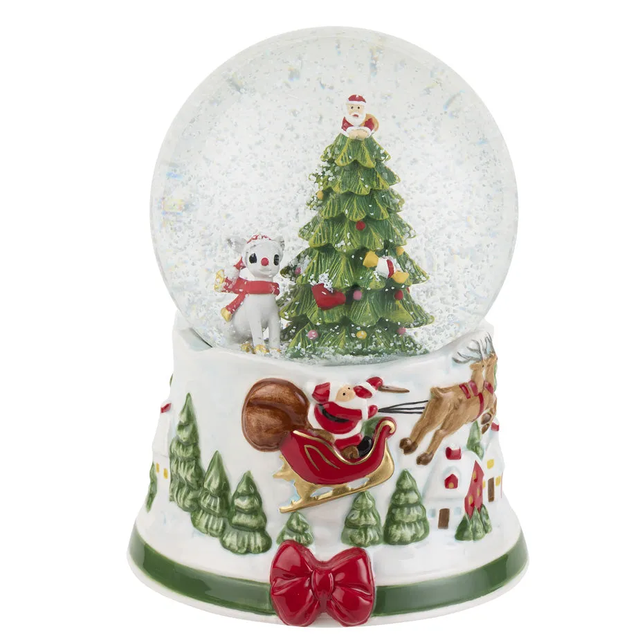 Rudolph Snow Globe