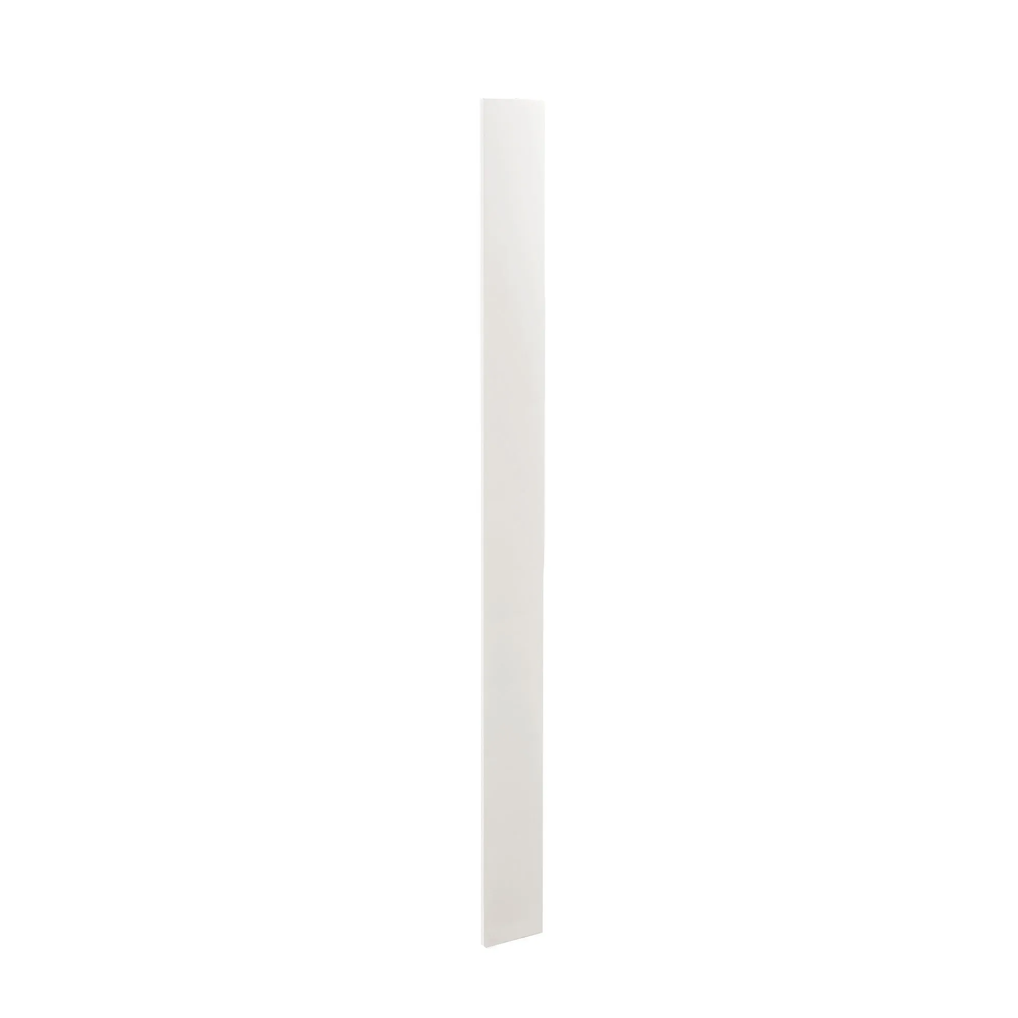 Snow White Shaker Inset Wall Cabinet Filler Trim Pieces - 3" W x 30", 39" & 96"