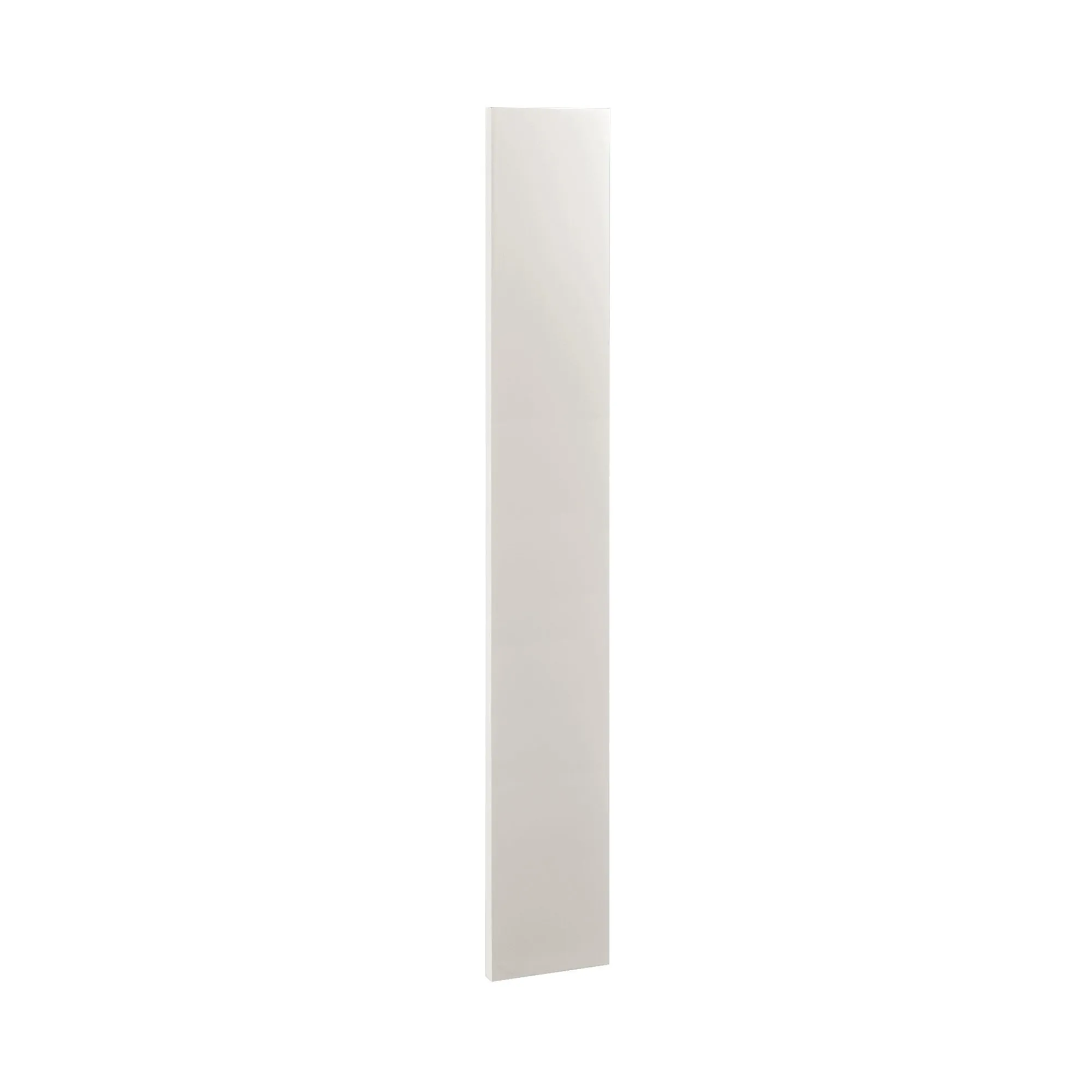 Snow White Shaker Inset Wall Cabinet Filler Trim Pieces - 3" W x 30", 39" & 96"