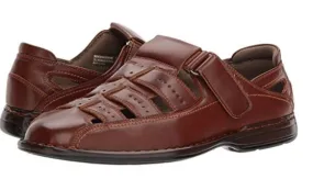 Stacy Adams Men's Bridgeport Closed Toe Fisherman Sandal Brown