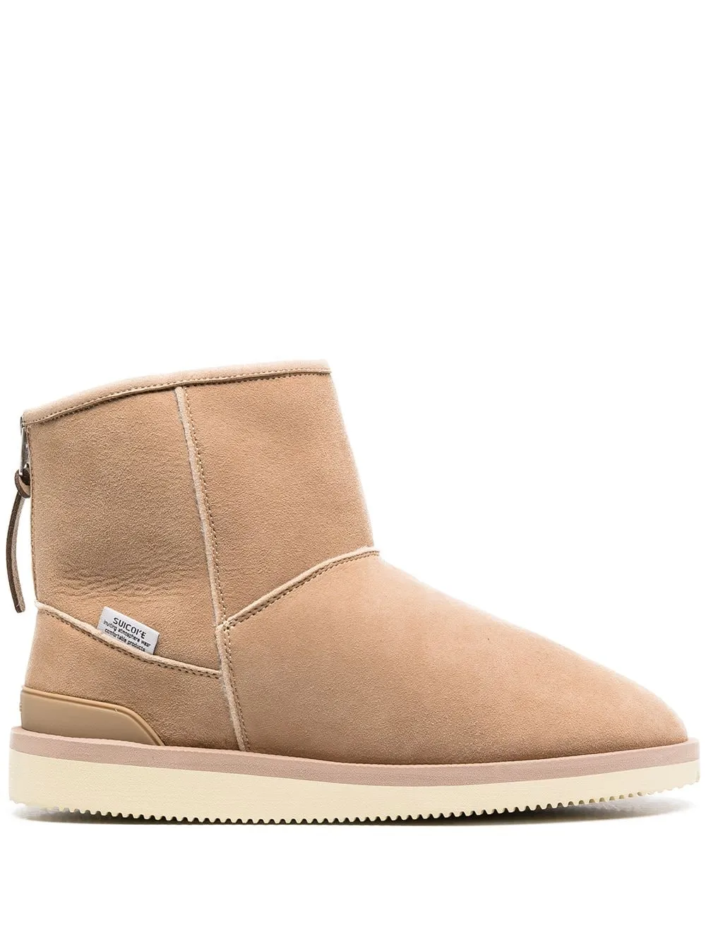 SUICOKE SHEARLING-LINED SNOW BOOTS