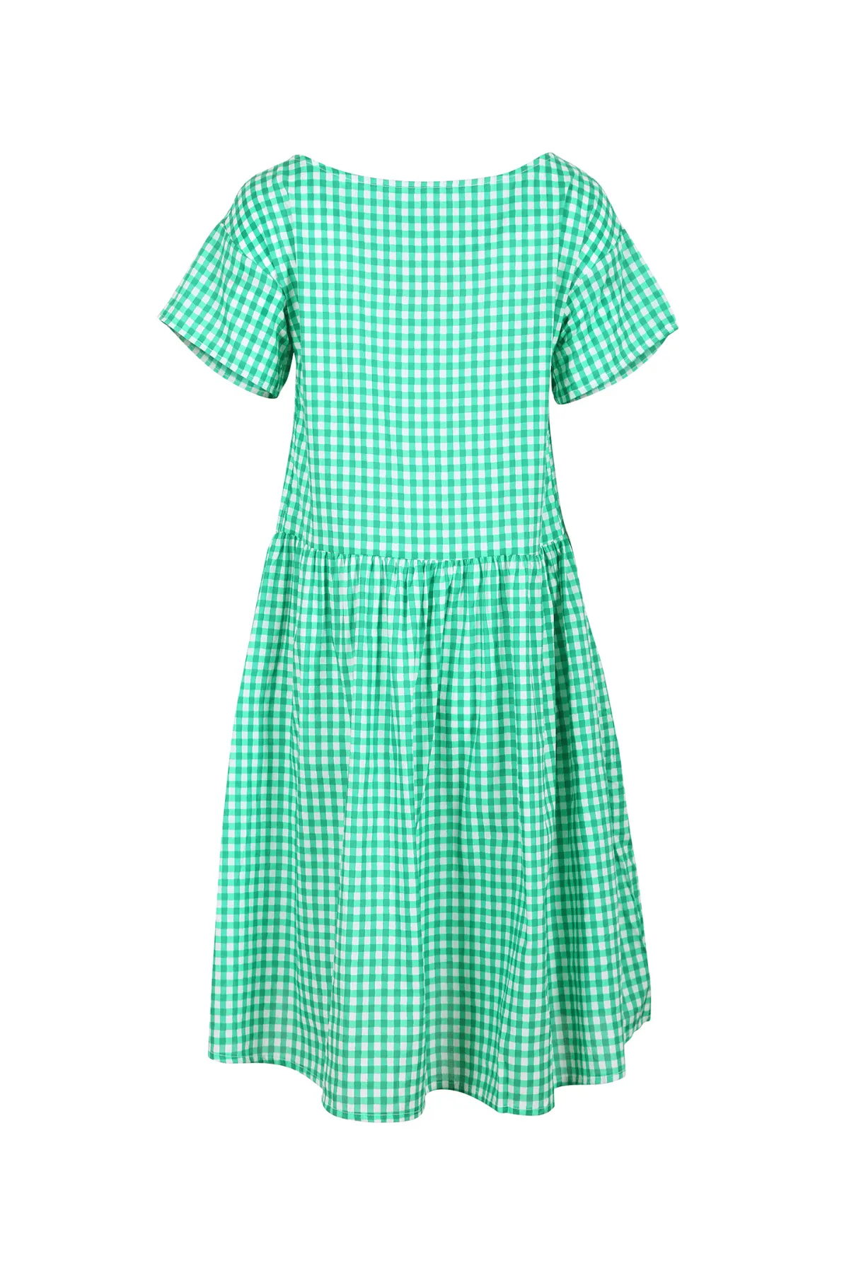 Sunshine Drop Waist Dress Green in Cotton